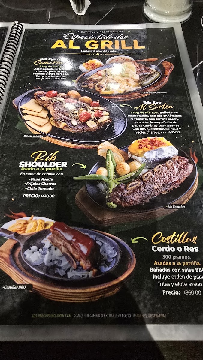 La Estrella Restaurante Menu - Image 2
